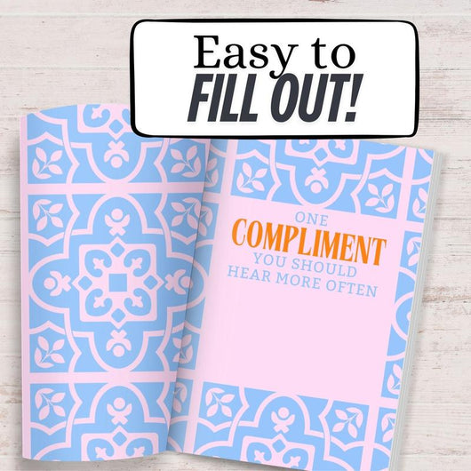 "Just a Few Things I Love About You Mom" Fill-In The Blank Book Gift For Mom